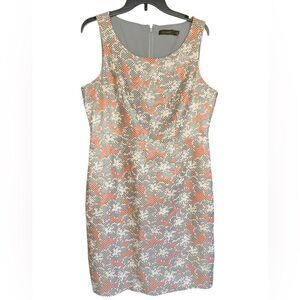 The Limited Women’s Orange & Gray Sheath Dress Size 14
